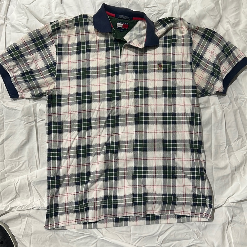 Vintage Tommy Hilfiger polo striped Sz: M